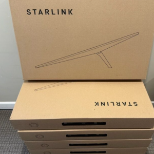 Starlink Satellite Internet Kit V2, Rectangular Dish, Fast Setup, Strong Signal